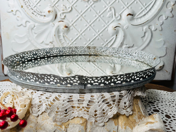 HOLLYWOOD REGENCY VINTAGE MIRROR VANITY TRAY
