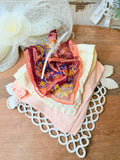 LOT OF VINTAGE LINENS - COLORFUL CLASSIC