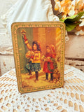 AMAZING WINTER VINTAGE VICTORIAN TIN BOX