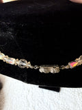 ANTIQUE AURORA BOREALIS CRYSTAL NECKLACE