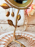 VINTAGE AMAZING BIRD ON BRANCH MIRROR