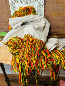 HANDMADE VIBRANT TASSEL DECOR FABRIC