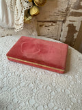 VINTAGE VELVET JEWELRY BOX