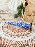 VINTAGE BLUE HAND PAINTED NOISE MAKER