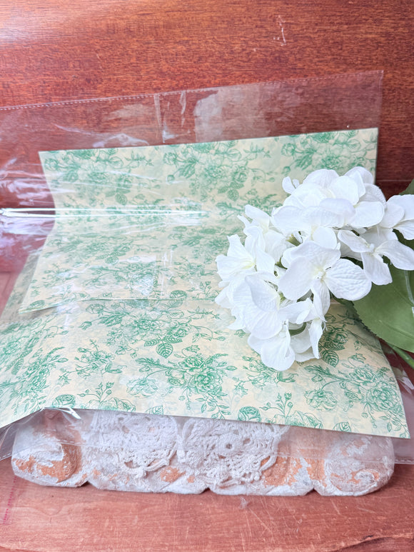 SET OF 2 FOLDED DECOUPAGE PAPER