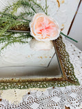 PERFECTLY PATINAD HOLLYWOOD REGENCY MIRROR TRAY VINTAGE