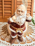 VINTAGE SANTA CANDY BOWL DECOR