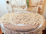 ANTIQUE VINTAGE SWIRL ECRU RUNNER