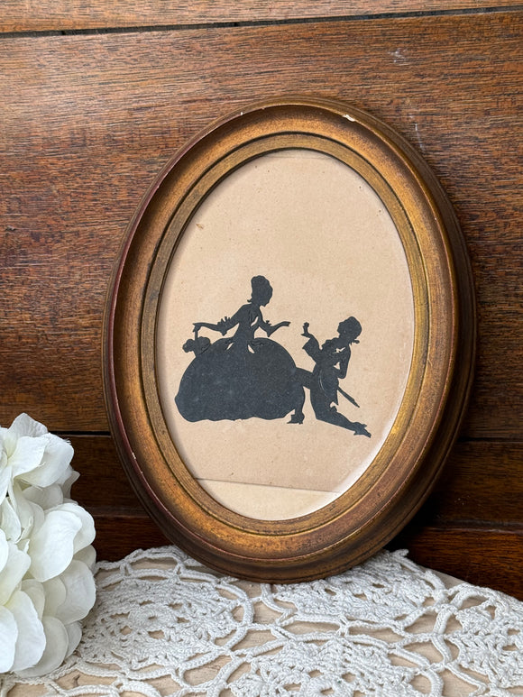 VINTAGE VICTORIAN OVAL FRAMED ART - PROPOSAL