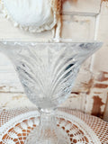 XL CRYSTAL VINTAGE DETAILED PEDESTAL FRUIT BOWL CENTERPIECE