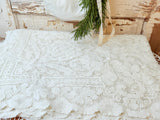 ANTIQUE LACE RARE 51x84 TABLECLOTH