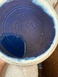 VINTAGE NAVY BLUE FIESTA WARE PITCHER RARE