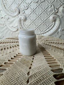 MILK GLASS PETITE JAR - 2 AVAILABLE