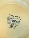 JOHNSON BROTHERS VINTAGE HUNTING COUNTRY SET OF 2 PLATES