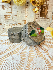 VINTAGE MESH NESTING TRINKET BOXES