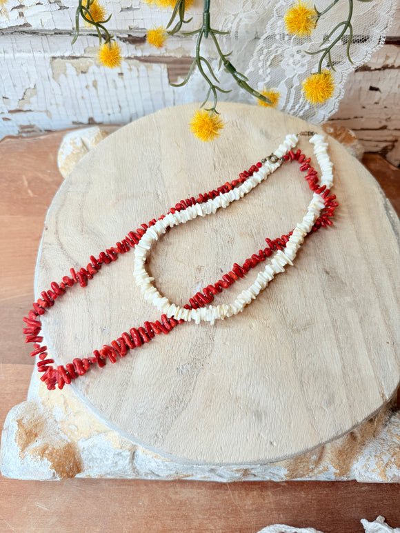 VINTAGE SET OF ROCK NECKLACES