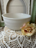 LARGE RIBBED MILK GLASS MIXING BOWL