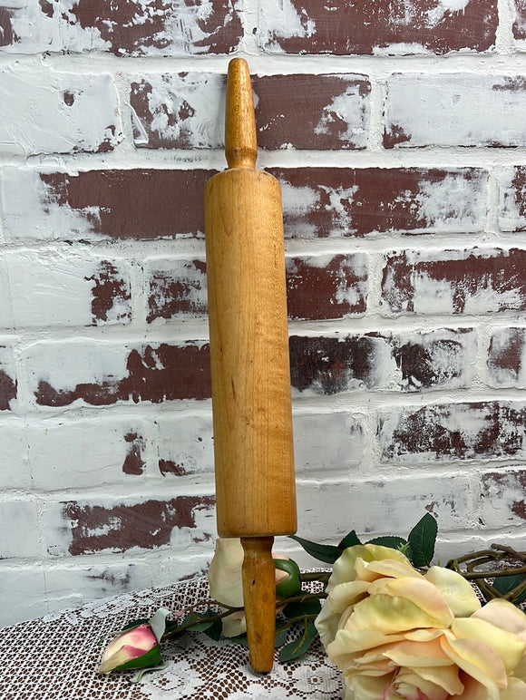 LARGE VINTAGE WOOD ROLLING PIN