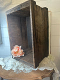 LARGE ANTIQUE WOOD BOX #1