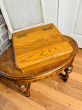 ANTIQUE WOOD DESK TOPPER