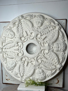 XL CHERUB CEILING MEDALLION