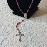 VINTAGE ROSARY - HOLO RED