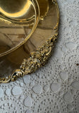 VINTAGE PAIR OF SOLID BRASS CHARGERS - 4 SETS AVAILABLE