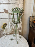 VINTAGE RUSTY CRUSTY LARGE WROUGHT IRON CANDLE LANTERN