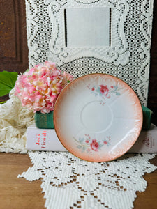 VINTAGE FLORAL SNACK PLATE