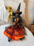 TALL BROOMSTICK WITCH DOLL