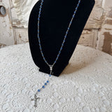 VINTAGE ROSARY - BLUE