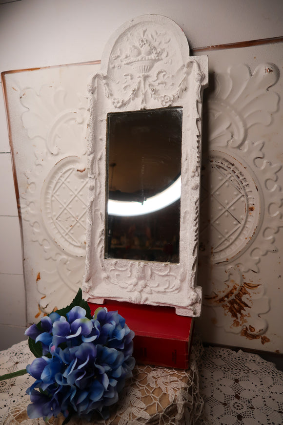 LARGE ORNATE VINTAGE MIRROR