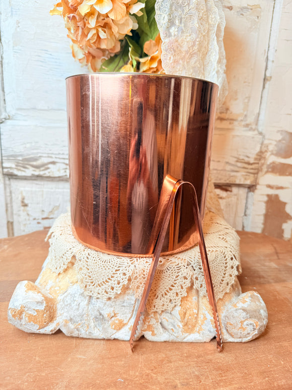 COPPER FINISH ICE BUCKET