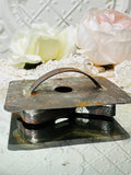 RARE PRIMITIVE VINTAGE TIN COOKIE MOULD - BIRD