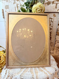 AMAZING GOLDEN DETAILED LARGE OVAL CUTOUT FRAME