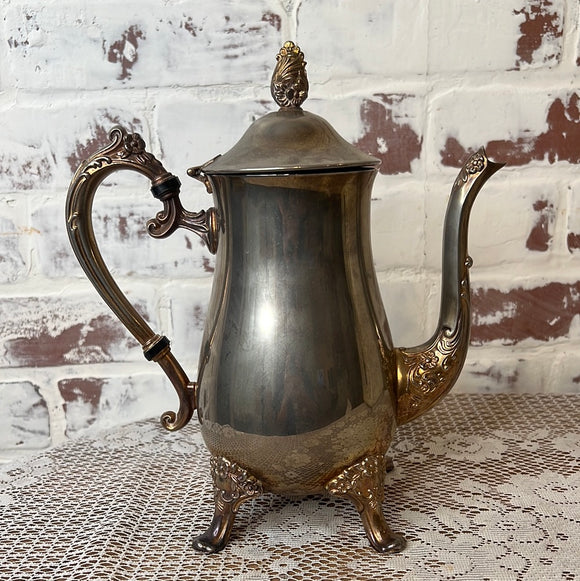 ANTIQUE SILVER TEAPOT