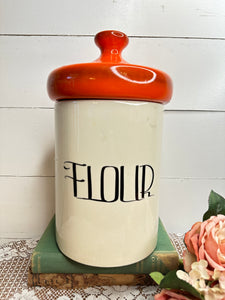 RETRO KITCHEN JAR - FLOUR