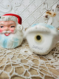 JAPAN VINTAGE RARE SANTA SALT AND PEPPER SHAKERS