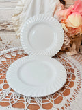 SET OF 2 VINTAGE IRONSTONE LUNCH PLATES - 2 AVAILABLE