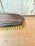 RARE FRENCH VINTAGE EBONY PURE BRISTLE VANITY BRUSH