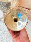 VINTAGE PAIR OF SILVER ORNATE GOBLETS