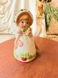 VINTAGE BELL - PINK AND GREEN