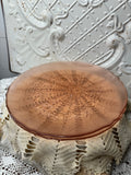 ARCOROC FRANCE PINK GLASS VINTAGE SET OF DINNER PLATES - 3 SETS AVAILABLE