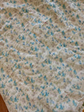 VINTAGE REVERSIBLE QUILT STYLE BLANKET