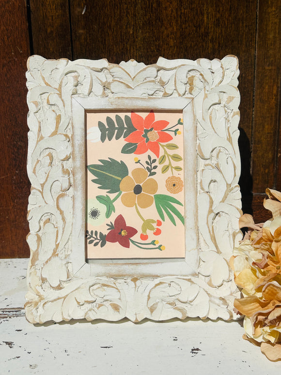 ORNATE SCROLLY SHABBY CHIC FRAME