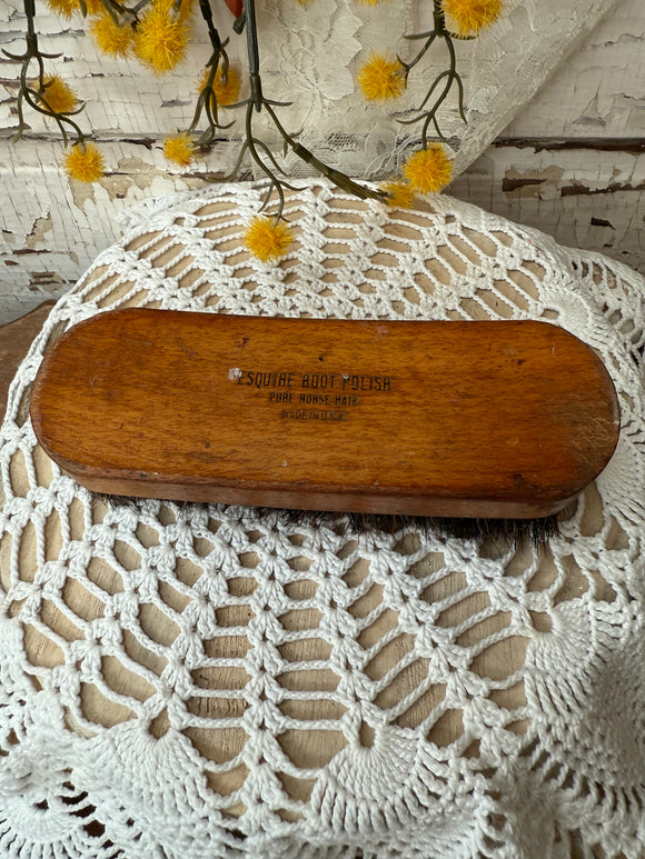 VINTAGE ESQUIRE HORSE HAIR BRUSH