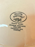 VINTAGE IRONSTONE JOHNSON BROTHERS BROWN TRANSFERWARE  PLATTER