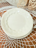 VINTAGE SET OF 3 IRONSTONE DESSERT PLATES