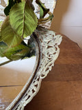 ANTIQUE LARGE DETAILED VANITY MIRROR TRAY