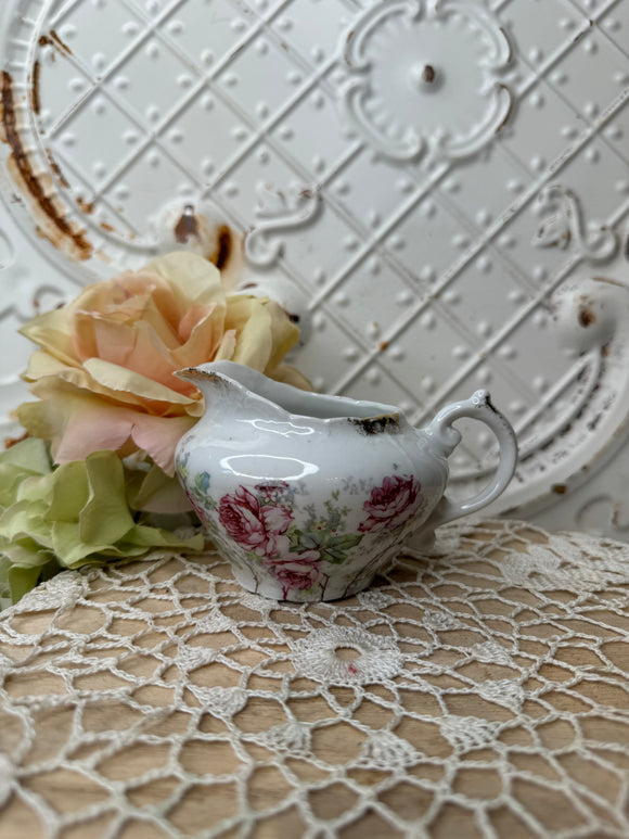 FLORAL VINTAGE CREAMER